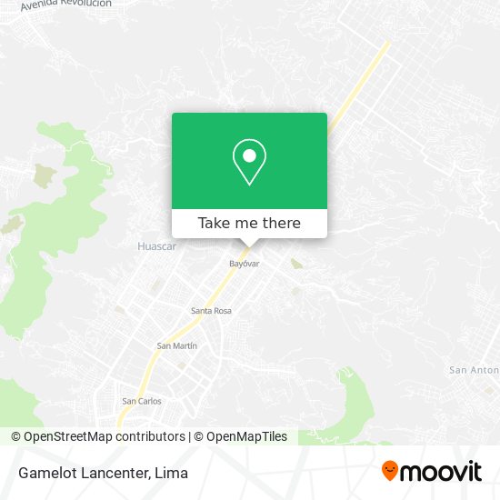 Mapa de Gamelot Lancenter