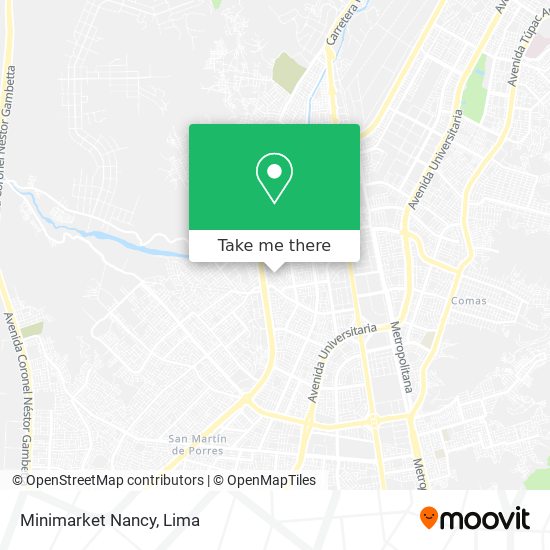 Minimarket Nancy map