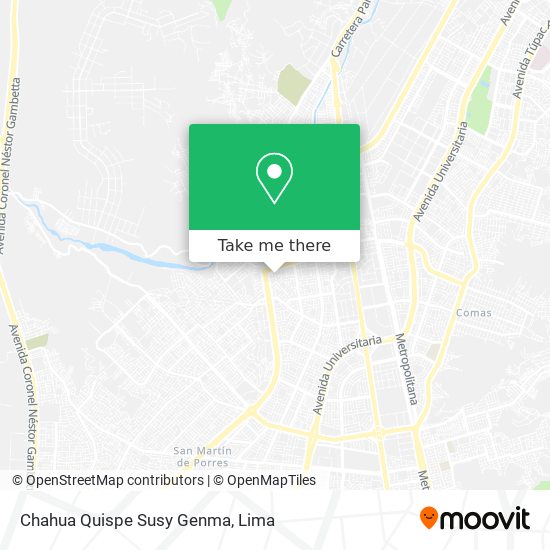 Chahua Quispe Susy Genma map