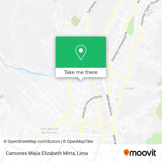 Camones Mejia Elizabeth Mirta map