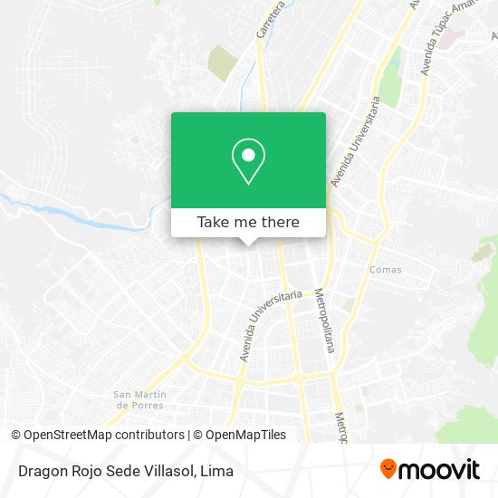 Dragon Rojo Sede Villasol map