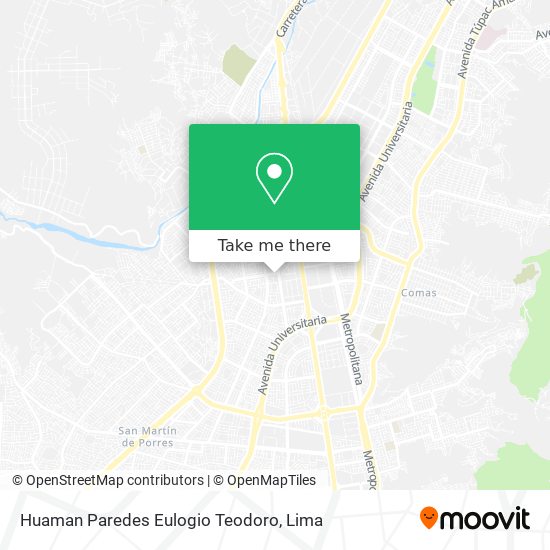 Mapa de Huaman Paredes Eulogio Teodoro