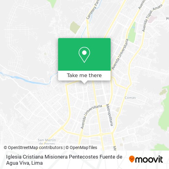 Iglesia Cristiana Misionera Pentecostes Fuente de Agua Viva map