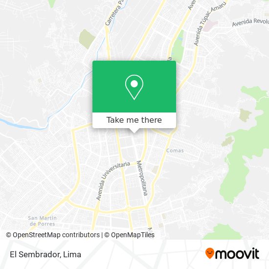 El Sembrador map