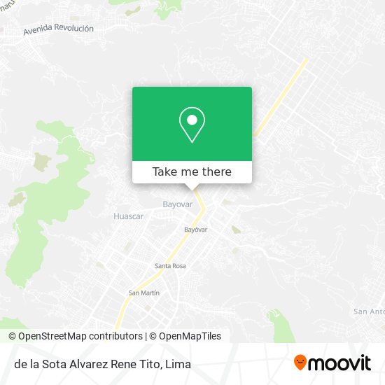 de la Sota Alvarez Rene Tito map