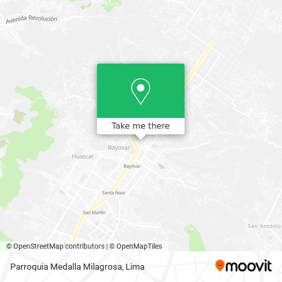 Mapa de Parroquia Medalla Milagrosa