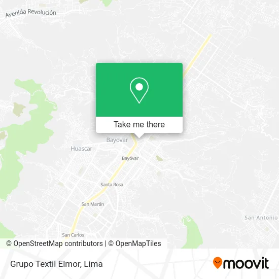 Grupo Textil Elmor map