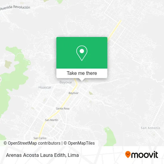 Arenas Acosta Laura Edith map