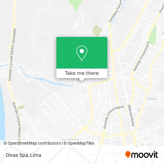 Divas Spa map