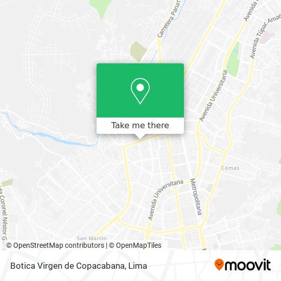 Botica Virgen de Copacabana map