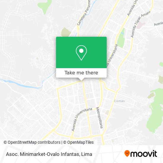 Asoc. Minimarket-Ovalo Infantas map