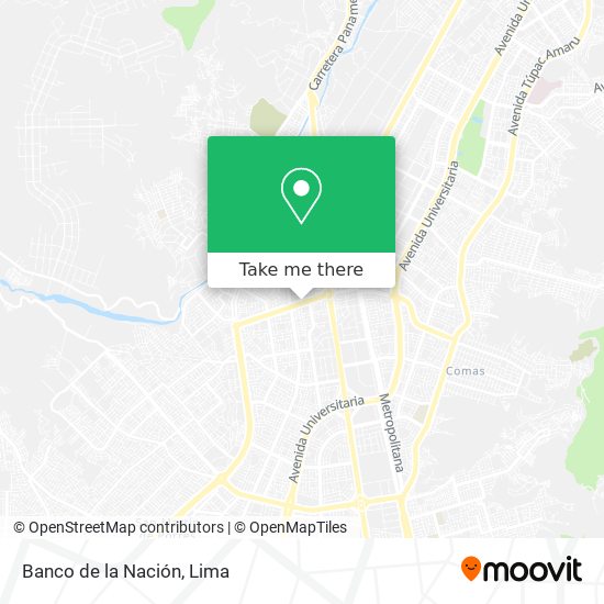 Banco de la Nación map