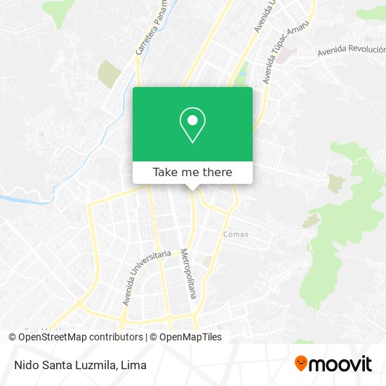 Nido Santa Luzmila map