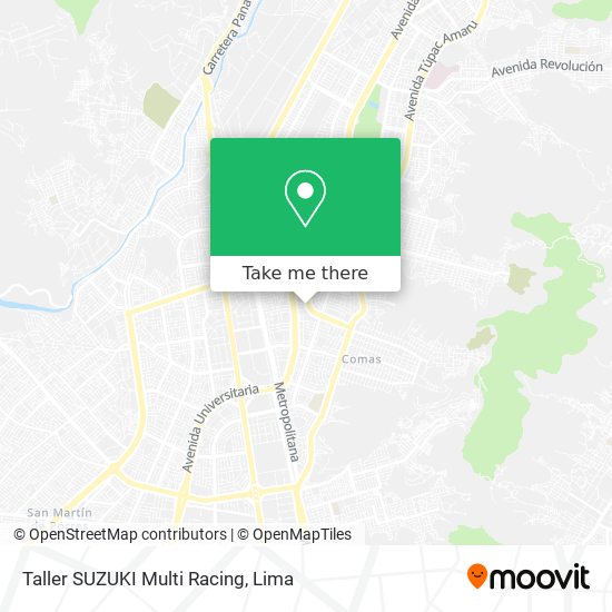 Taller SUZUKI Multi Racing map