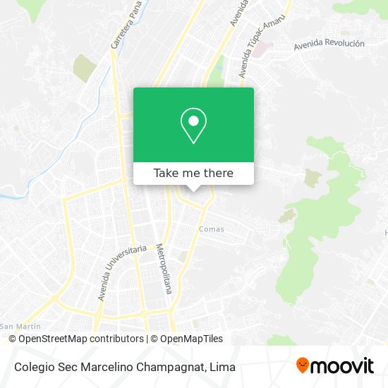 Colegio Sec Marcelino Champagnat map