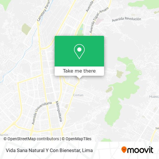 Vida Sana Natural Y Con Bienestar map