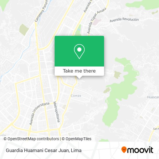 Mapa de Guardia Huamani Cesar Juan