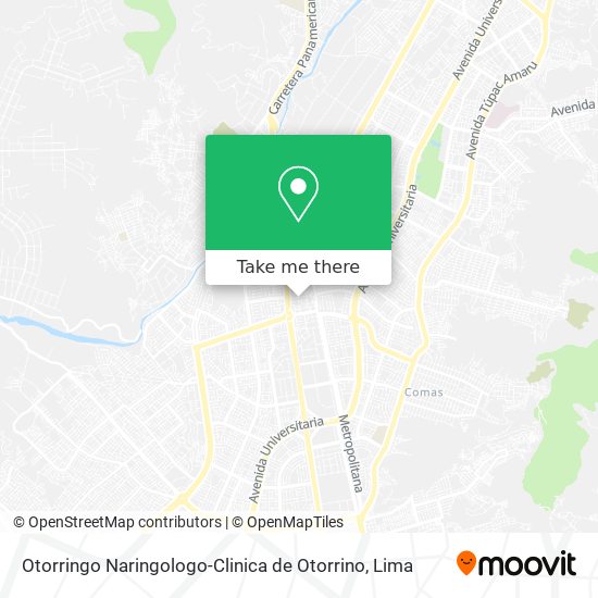 Otorringo Naringologo-Clinica de Otorrino map