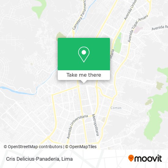 Cris Delicius-Panadería map