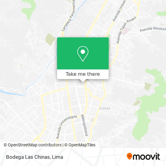 Bodega Las Chinas map