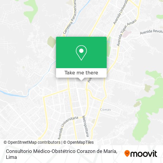 Consultorio Médico-Obstétrico Corazon de María map