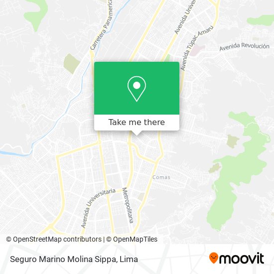 Mapa de Seguro Marino Molina Sippa