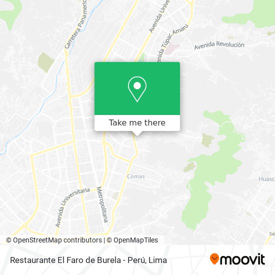 Restaurante El Faro de Burela - Perú map