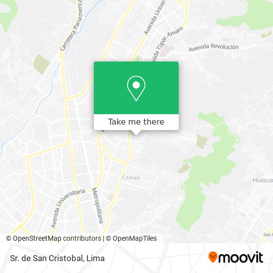 Sr. de San Cristobal map