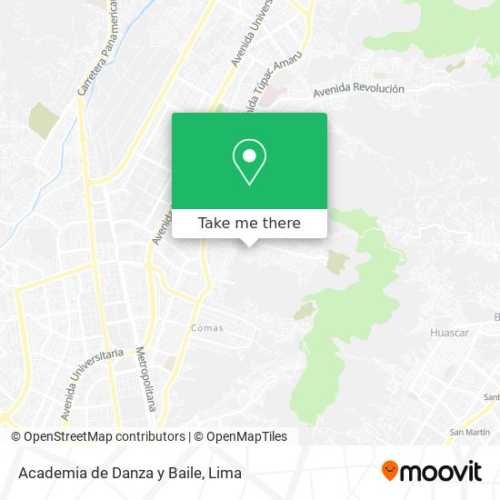 Academia de Danza y Baile map