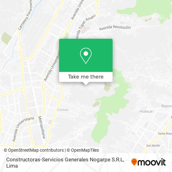 Constructoras-Servicios Generales Nogarpe S.R.L map