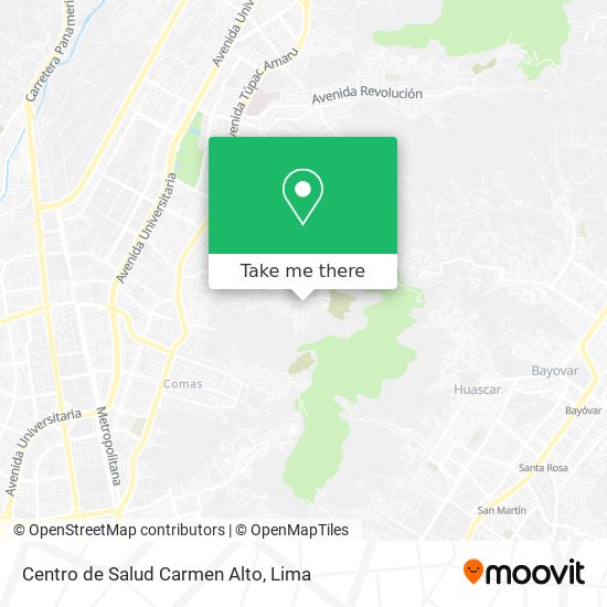 Centro de Salud Carmen Alto map