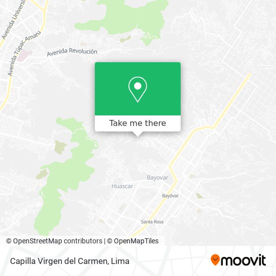 Capilla Virgen del Carmen map