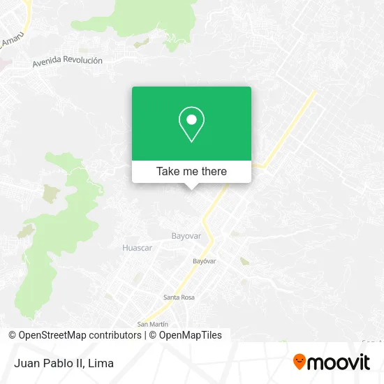 Juan Pablo II map