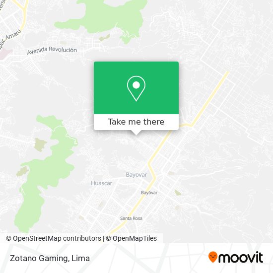 Zotano Gaming map