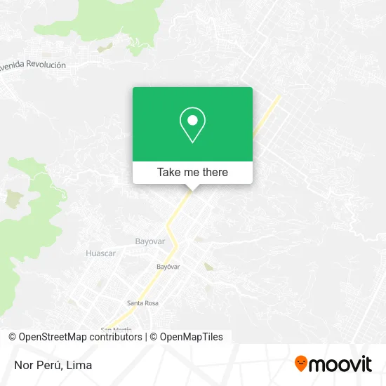 Mapa de Nor Perú