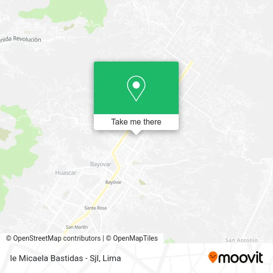 Ie Micaela Bastidas - Sjl map