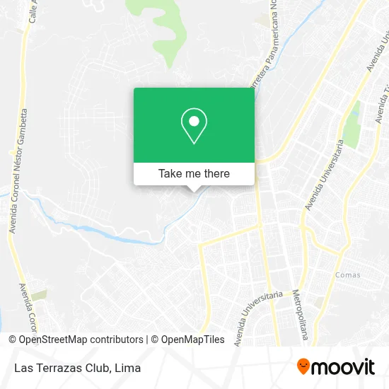 Las Terrazas Club map
