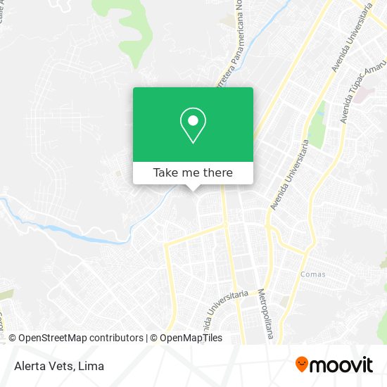 Alerta Vets map