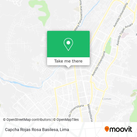 Mapa de Capcha Rojas Rosa Basilesa