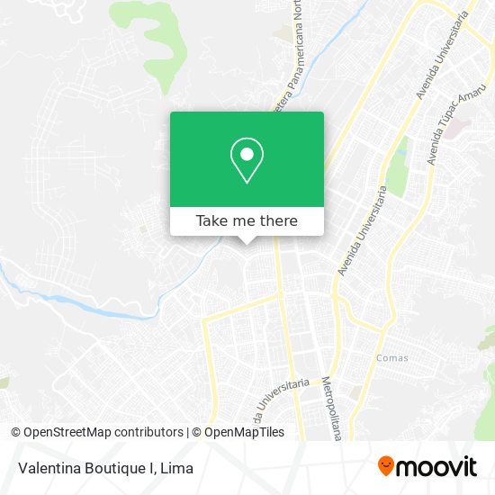 Valentina Boutique I map