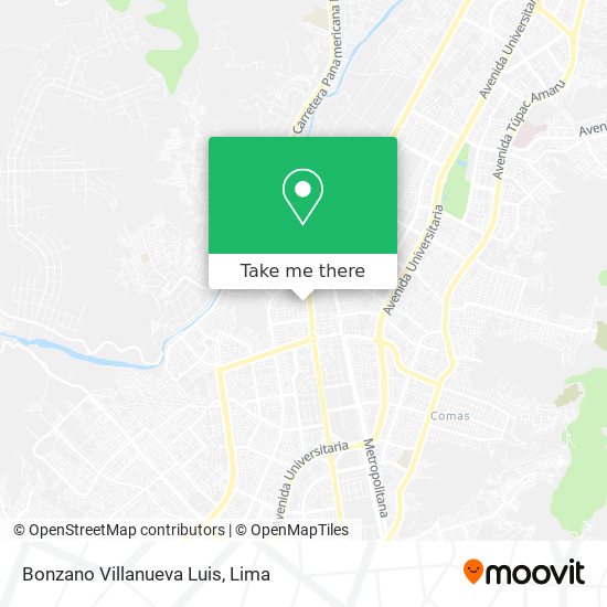 Mapa de Bonzano Villanueva Luis