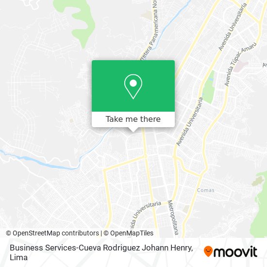 Mapa de Business Services-Cueva Rodriguez Johann Henry