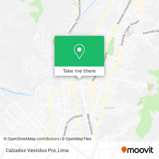 Calzados Vestidos Pro map