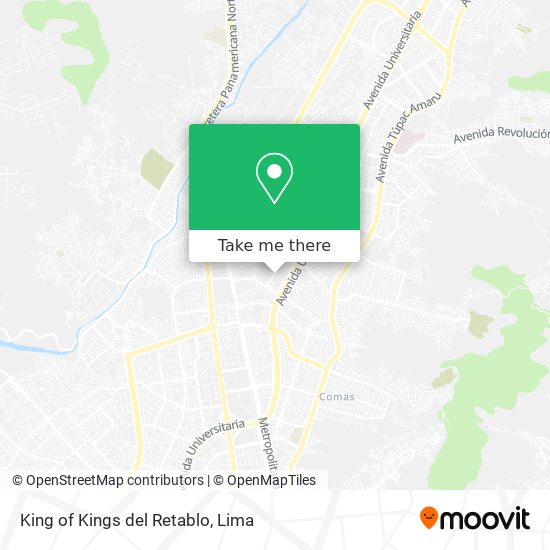 King of Kings del Retablo map