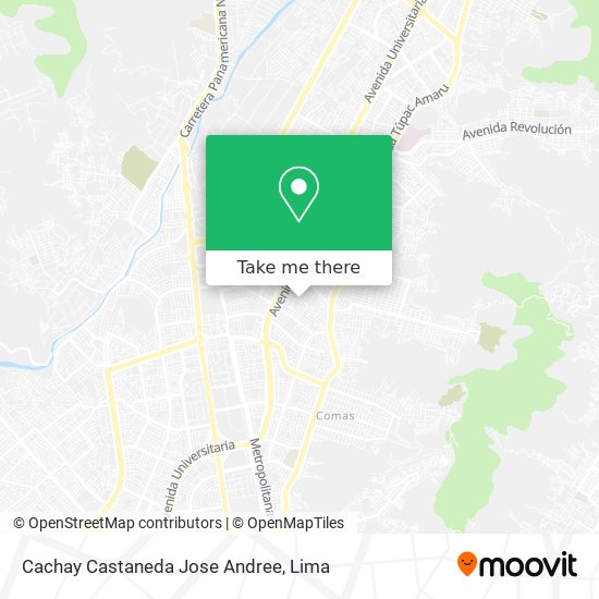 Cachay Castaneda Jose Andree map