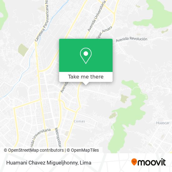 Huamani Chavez Migueljhonny map