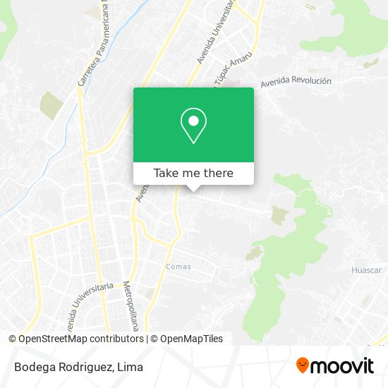 Bodega Rodriguez map