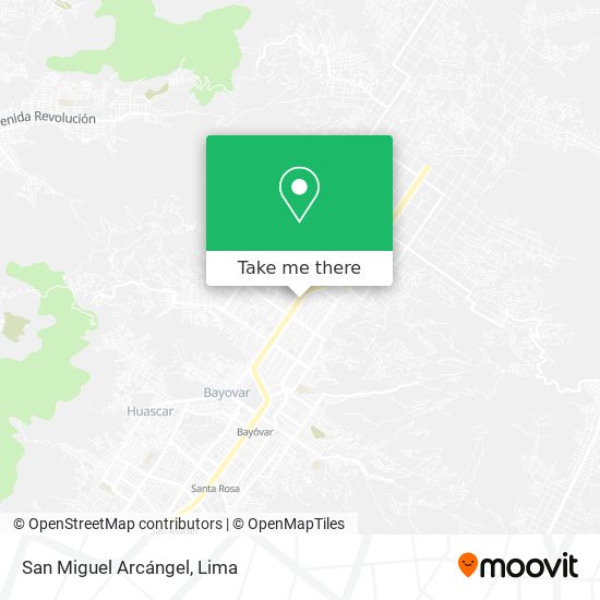 San Miguel Arcángel map