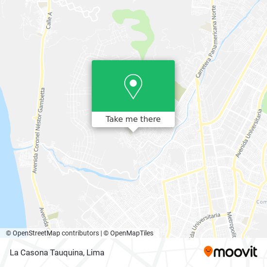 La Casona Tauquina map