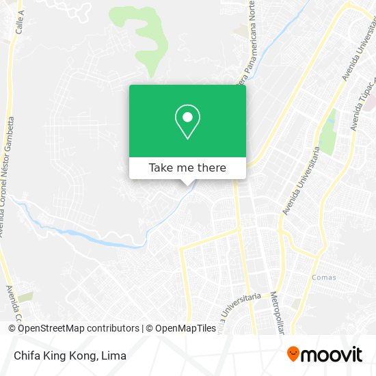 Chifa King Kong map